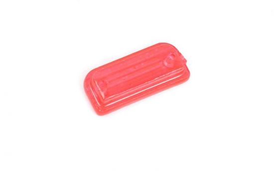 Spare Wheel and Tire Holder w/ Red High Rear Brake Light for Axial 1:10 SCX10 III Jeep JLU Wrangler RC4WD