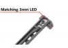 Spare Wheel and Tire Holder w/ Red High Rear Brake Light for Axial 1:10 SCX10 III Jeep JLU Wrangler RC4WD