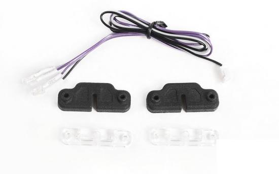 Inner Fender Rock Lights w/ LED Light Kit for Axial 1:10 SCX10 III Jeep (Gladiator/Wrangler) RC4WD