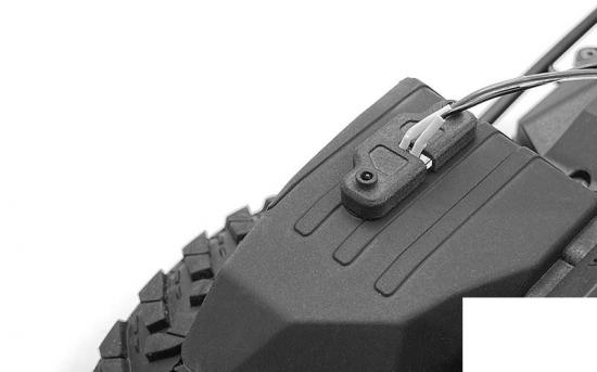 Inner Fender Rock Lights w/ LED Light Kit for Axial 1:10 SCX10 III Jeep (Gladiator/Wrangler) RC4WD