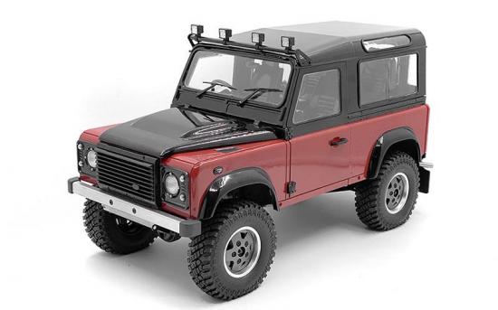 Steel Roof Light Bar for RC4WD Gelande II 2015 Land Rover Defender D90 RC4WD