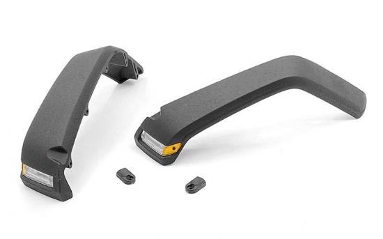 Fender Flare Set W/ Lights + LED Lighting System for Axial 1:10 SCX 10 III Jeep JLU Wrangler RC4WD