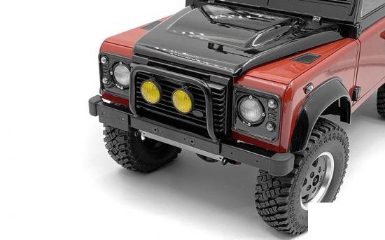 Steel Push Bar Front Bumper for RC4WD Gelande II 2015 Land Rover Defender D90 RC4WD
