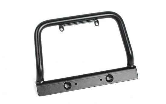 Steel Push Bar Front Bumper W/ Yellow Flood Lights for RC4WD Gelande II 2015 Land Rover Defender D90 RC4WD