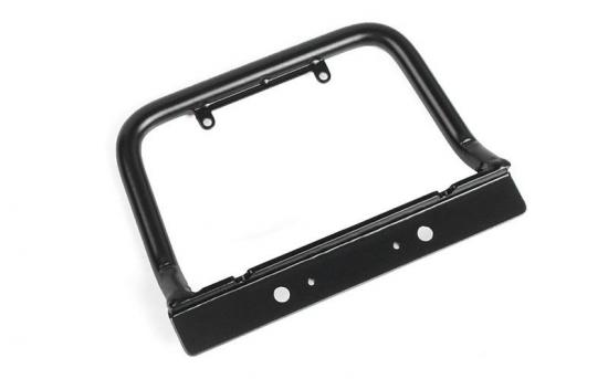 Steel Push Bar Front Bumper W/ Yellow Flood Lights for RC4WD Gelande II 2015 Land Rover Defender D90 RC4WD