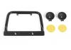 Steel Push Bar Front Bumper W/ Yellow Flood Lights for RC4WD Gelande II 2015 Land Rover Defender D90 RC4WD
