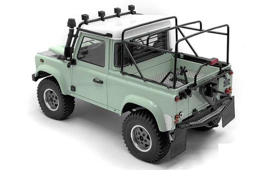 Steel Tube Bed Cage w/ Soft Top for RC4WD Gelande II 2015 Land Rover Defender D90 (Pick-Up) (Black) RC4WD