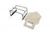 Steel Tube Bed Cage w/ Soft Top for RC4WD Gelande II 2015 Land Rover Defender D90 (Pick-Up) (Tan) RC4WD