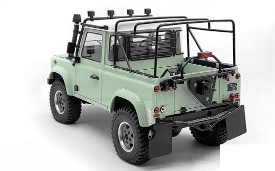 Steel Tube Bed Cage w/ Soft Top for RC4WD Gelande II 2015 Land Rover Defender D90 (Pick-Up) (Tan) RC4WD