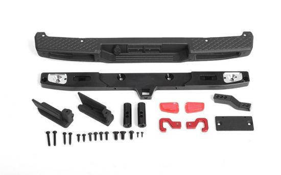 OEM Rear Bumper w/ Tow Hook and License Plate Holder for Axial 1:10 SCX10 III Jeep JT Gladiator RC4WD