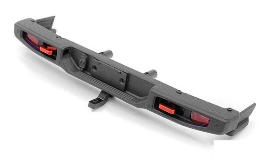 OEM Rear Bumper w/ Tow Hook and License Plate Holder for Axial 1:10 SCX10 III Jeep JT Gladiator RC4WD