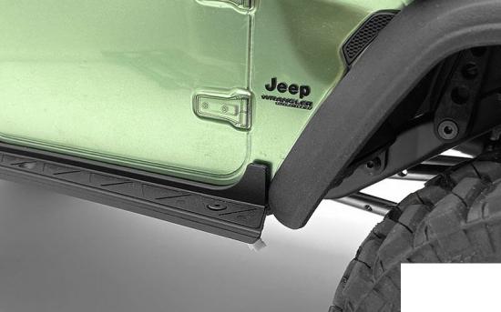 Metal Logo Decal Sheet for Axial 1:10 SCX10 III Jeep (Gladiator/Wrangler) (Black) RC4WD