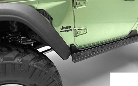 Metal Logo Decal Sheet for Axial 1:10 SCX10 III Jeep (Gladiator/Wrangler) (Black) RC4WD