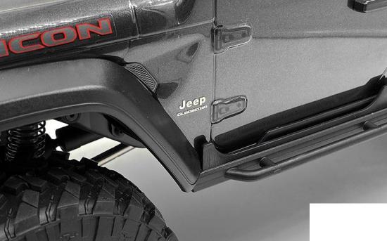 Metal Logo Decal Sheet for Axial 1:10 SCX10 III Jeep (Gladiator/Wrangler) (Silver) RC4WD