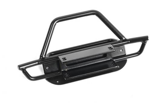 KS Steel Front Bumper w/ Lights for Axial 1:10 SCX10 III Jeep JLU Wrangler RC4WD