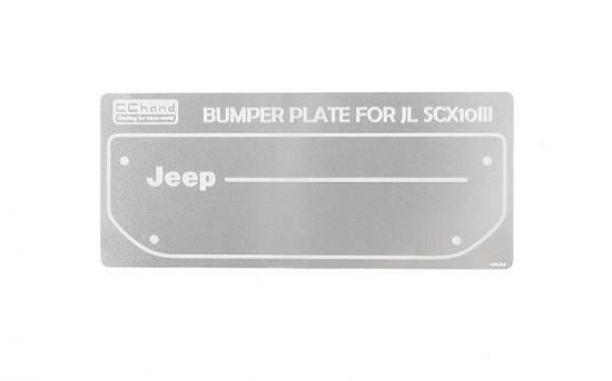 KS Steel Front Bumper w/ Lights for Axial 1:10 SCX10 III Jeep JLU Wrangler RC4WD