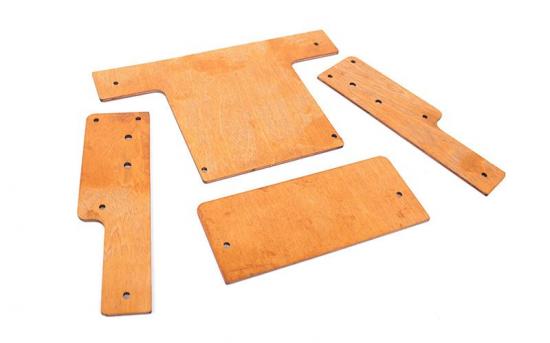 Cargo Bed Wood Decking for RC4WD Gelande II 2015 Land Rover Defender D90 (Pick-Up) RC4WD