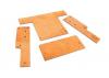 Cargo Bed Wood Decking for RC4WD Gelande II 2015 Land Rover Defender D90 (Pick-Up) RC4WD
