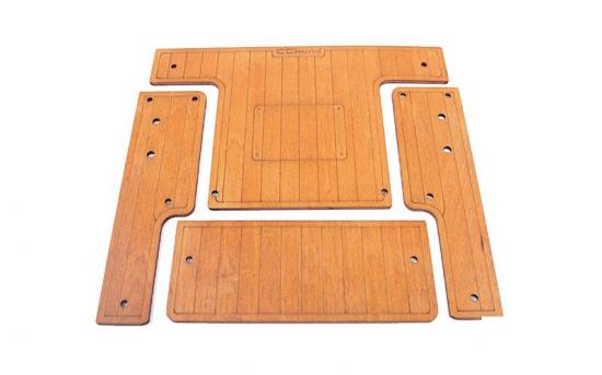 Cargo Bed Wood Decking for RC4WD Gelande II 2015 Land Rover Defender D90 (Pick-Up) RC4WD