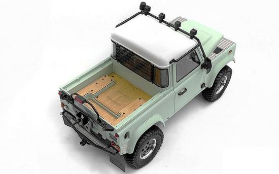 Cargo Bed Wood Decking for RC4WD Gelande II 2015 Land Rover Defender D90 (Pick-Up) RC4WD