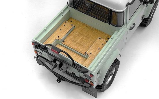 Cargo Bed Wood Decking for RC4WD Gelande II 2015 Land Rover Defender D90 (Pick-Up) RC4WD