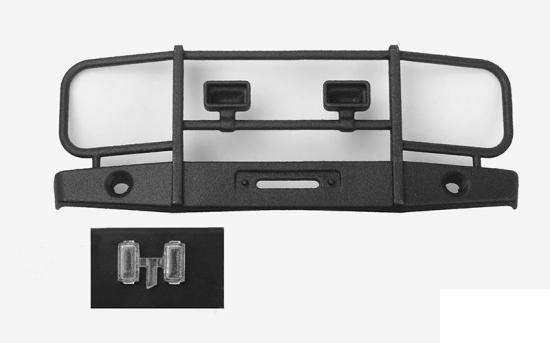 Micro Series Tube Front Bumper w/ flood lights for Axial SCX24 1/24 1967 Chevrolet C10 RC4WD