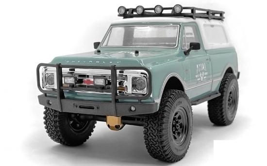 Micro Series Tube Front Bumper w/ flood lights for Axial SCX24 1/24 1967 Chevrolet C10 RC4WD