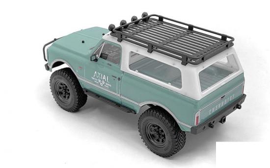Micro Series Tube Roof Rack w/ Flood Lights for Axial SCX24 1/24 1967 Chevrolet C10 RC4WD