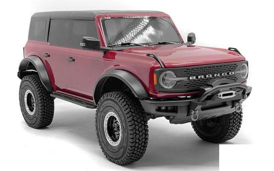 Grille Insert for Traxxas TRX-4 2021 Ford Bronco (Black) RC4WD