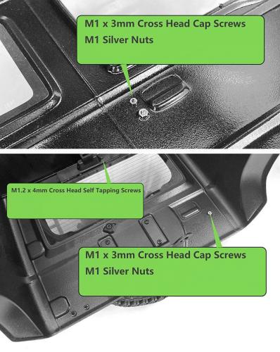 Door Lock and Washer Nozzle for MST 4WD Off-Road Car Kit W/ J4 Jimny Body RC4WD — image 6 of 7