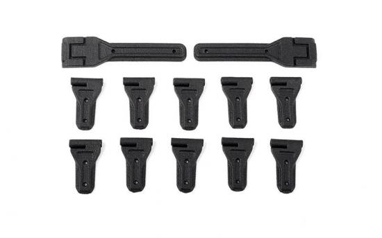 Complete Door and Tailgate Hinge Set for Axial 1/6 SCX6 Jeep Wrangler RC4WD