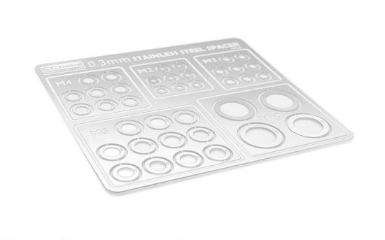 Stainless Steel 0.3mm Spacers Assortment RC4WD