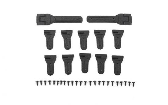 Complete Door and Tailgate Hinge Set for Axial 1:10 SCX10 Jeep Wrangler RC4WD ** CLEARANCE **