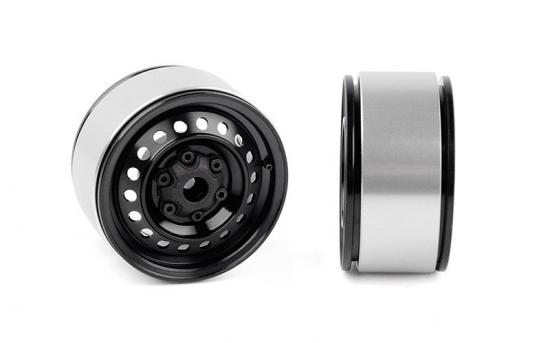Rad 1.9 Aluminium Internal Beadlock Wheels (Black) RC4WD