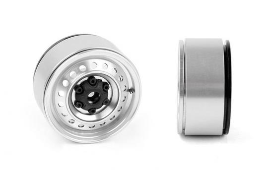 Rad 1.9 Aluminium Internal Beadlock Wheels (Silver) RC4WD