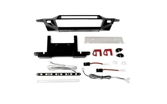 Rook Metal Front Bumper with LED for Traxxas TRX-4 2021 Bronco RC4WD