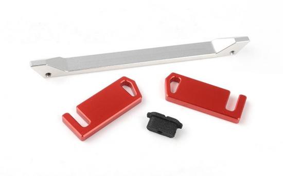 Rook Metal Rear Bumper with Hitch Bar for Traxxas TRX-4 2021 Bronco RC4WD