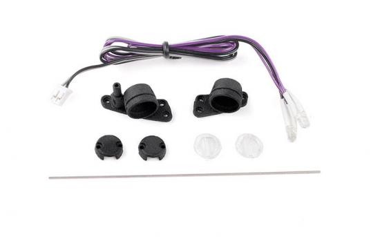 LED A Pillar Front Light and Antenna for Traxxas TRX-4 2021 Bronco RC4WD