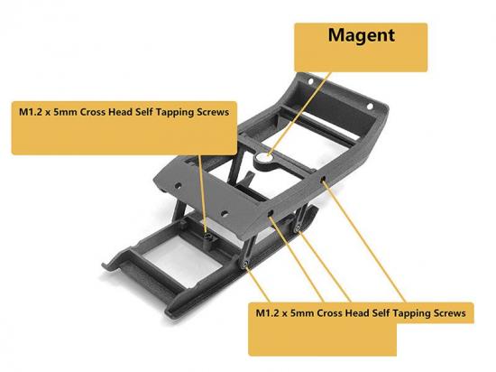 Side Extension Ladder for Traxxas TRX-4 2021 Bronco RC4WD