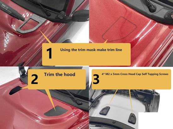 Hood Vents for Traxxas TRX-4 2021 Bronco RC4WD