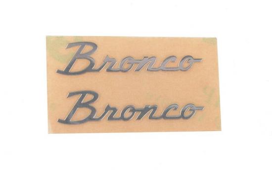 Side Metal Emblem for Axial SCX10 III Early Ford Bronco (Silver) RC4WD