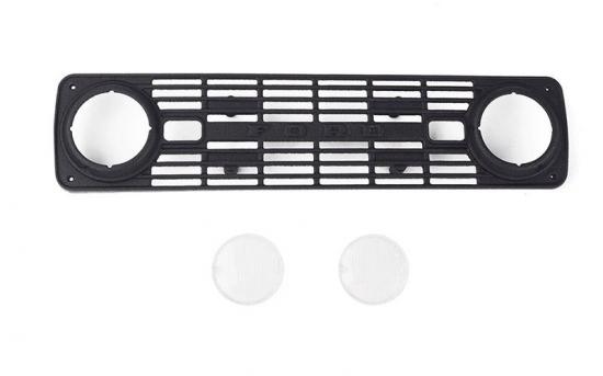 Front Grille and Lenses for Axial SCX10 III Early Ford Bronco (Black) RC4WD