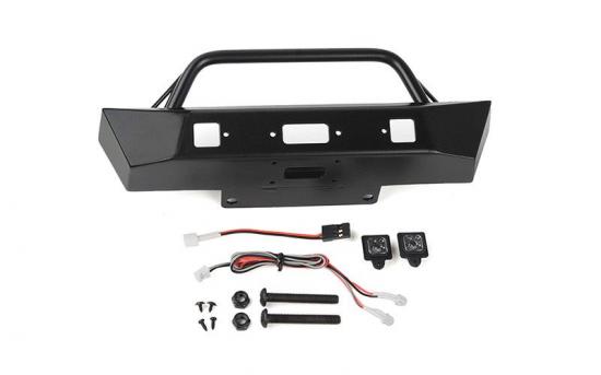 Eon Metal Front Stinger Bumper w/LED for Axial SCX6 JEEP Wrangler JLU RC4WD
