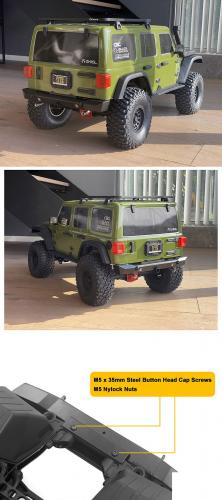 Eon Metal Rear Bumper for Axial SCX6 JEEP Wrangler JLU RC4WD