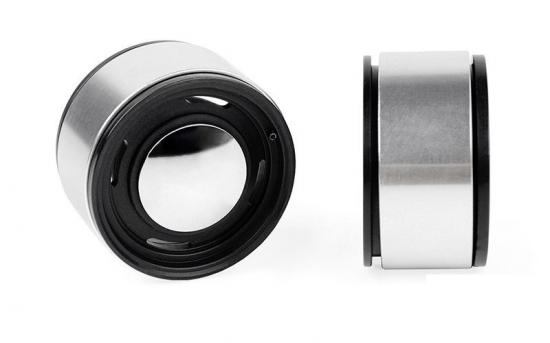 Analog 1.9 Aluminium CAP Wheels BLACK RC4WD Polished hub retro RC4WD
