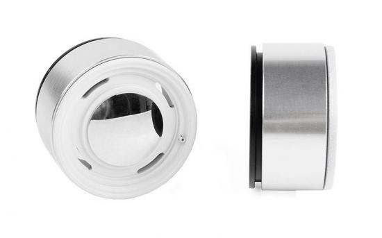 Analog 1.9 Aluminium CAP Wheels WHITE RC4WD Polished hub retro RC4WD