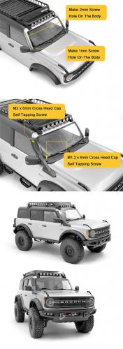Snorkel for Traxxas TRX-4 2021 Ford Bronco RC4WD