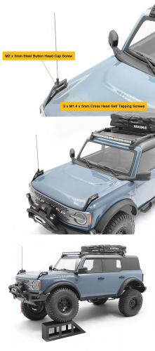 Steel Antenna for Traxxas TRX-4 2021 Ford Bronco RC4WD