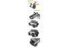 Spare Tire Holder w/ Brake Light for Traxxas TRX-4 2021 Ford Bronco RC4WD