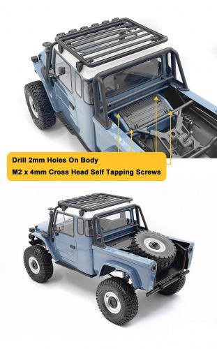 Rear Servo Cover Plate for Vanquish VS4-10 Phoenix RC4WD